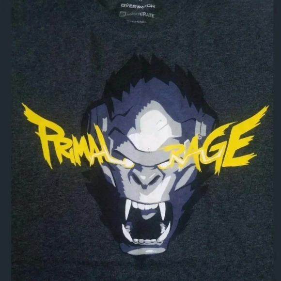 Overwatch Primal Rage Loot Crate Tee Medium - Picture 2 of 3